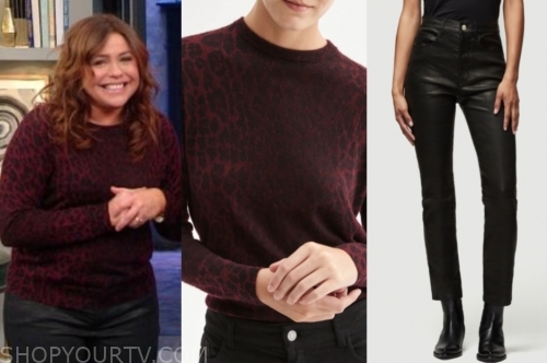 rachael ray leather pants