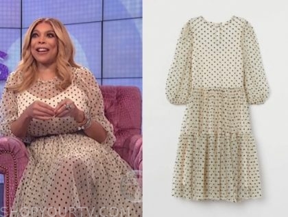 polka dot tulle dress