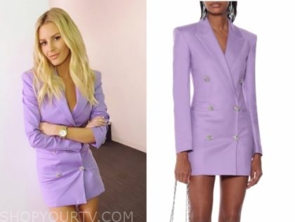 blazer dress purple