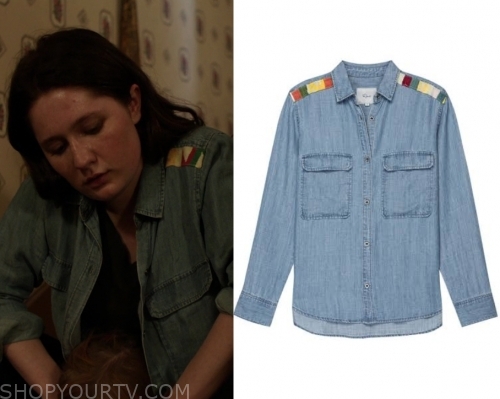 Shameless: Season 10 Episode 10 Debbie's Chambray Shirt | Shop Your TV