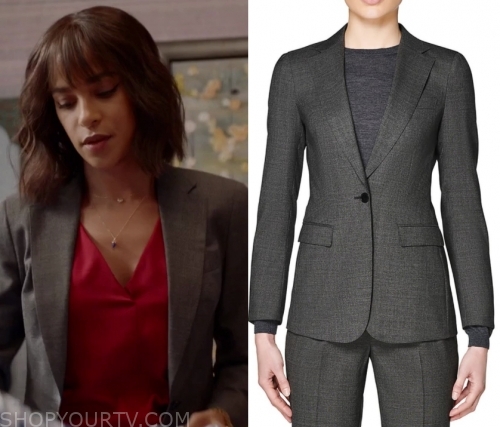 Almost Family: Season 1 Episode 9 Edie's Grey Blazer | Shop Your TV