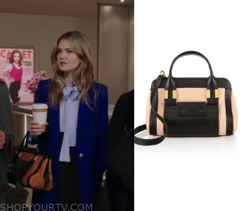 The Bold Type: Season 4 Episode 1 Sutton's Black/Brown Leather Tote Bag ...