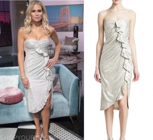 RHONJ: Season 10 Reunion Jackie's White Ruffle Dress | Shop Your TV