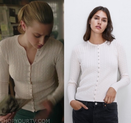 Download Riverdale Season 4 Episode 12 Betty S Cable Knit Cardigan Top Shop Your Tv SVG Cut Files