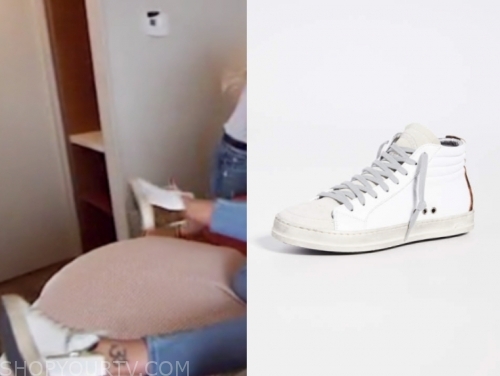 victoria f., the bachelor, leopard sneakers