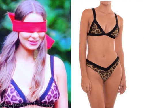 the bachelor, kelley f., leopard bikini