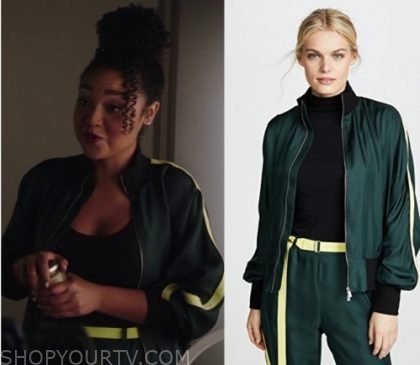 The Bold Type: Season 4 Episode 4 Kat's Striped Track Jacket | Shop Your TV