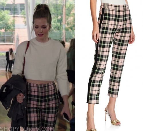 The Bold Type: Season 4 Episode 3 Sutton's Pink Plaid Pants | Shop Your TV