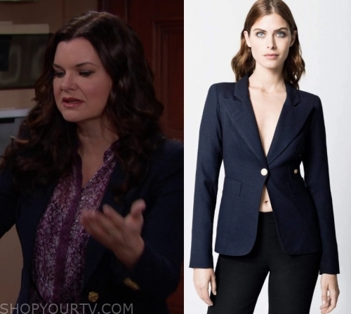 Bold and the Beautiful: February 2020 Katie's Navy Blazer | Shop Your TV