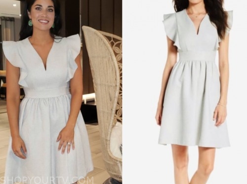 dr. viviana coles, ruffle sleeve dress, married at first sight