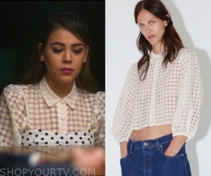 zara daisy blouse