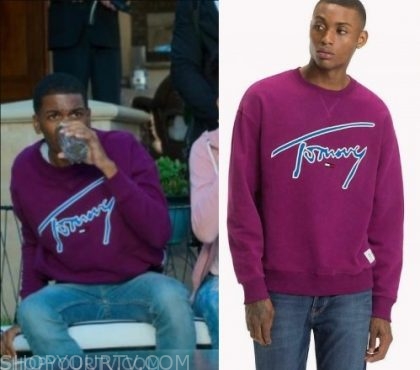 Episode 1 Jamal's Purple Tommy Sweater 