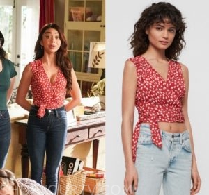 Modern Family: Season 11 Episode 18 Haley's Floral Wrap Blouse | Shop ...