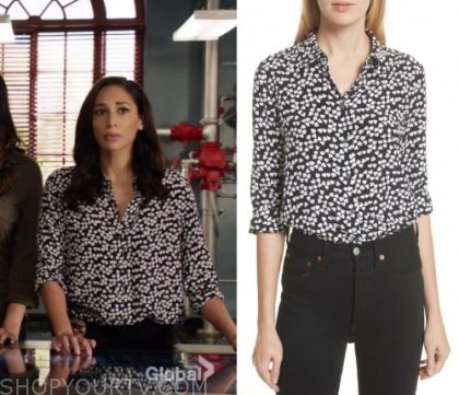 Hawaii Five 0: Season 10 Episode 22 Tani's Black Heart Print Blouse ...