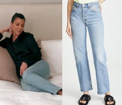 kourtney kardashian levis jeans