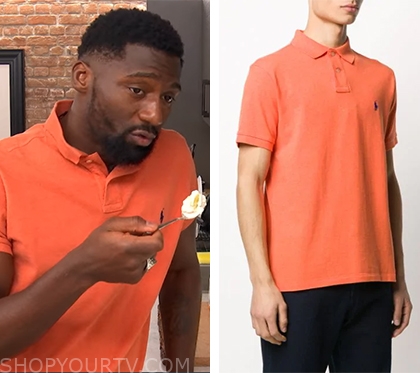 The Circle Game Fr Season 1 Episode 2 Cedric S Orange Polos Shirt Shop Your Tv