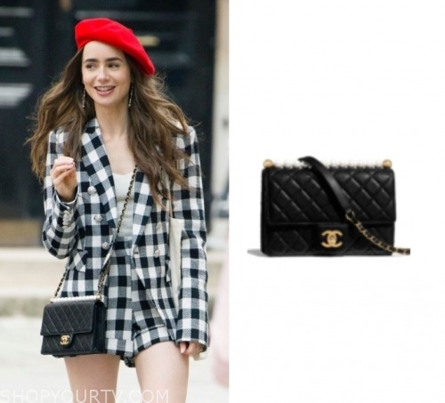 Emily in Paris: Season 1 Episode 4 Emily's Flap Bag with Small Purse