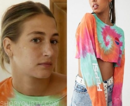 Summer House: Season 4 Episode 10 Amanda's Tie Dye Sweater | Shop Your TV