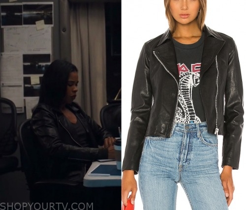 FBI - Most Wanted: Season 1 Episode 12 Sheryll's Black Leather Jacket ...