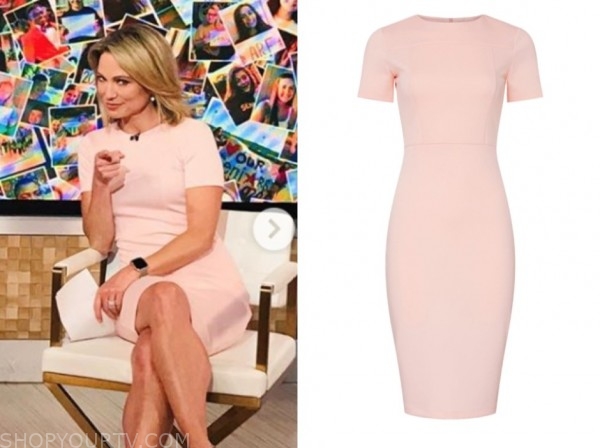 pink sheath dress