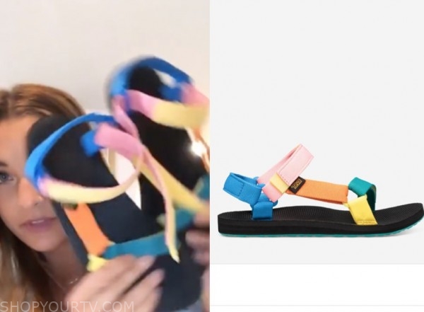 savannah, listen to your heart, multicolor sandals