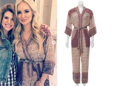 emily maynard, the bachelorette, floral jumpsuit