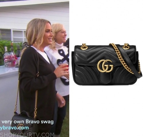 RHOBH: Season 10 Episode 4 Teddi's Black Quilted Handbag | Shop Your TV