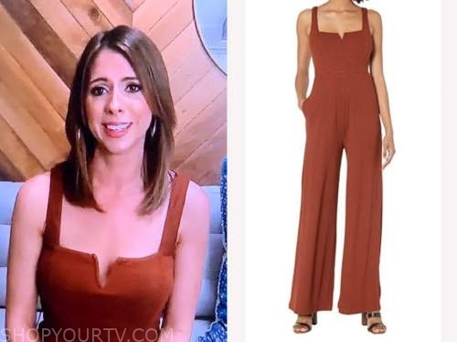 lindsay yenter, brown jumpsuit, the bachelor