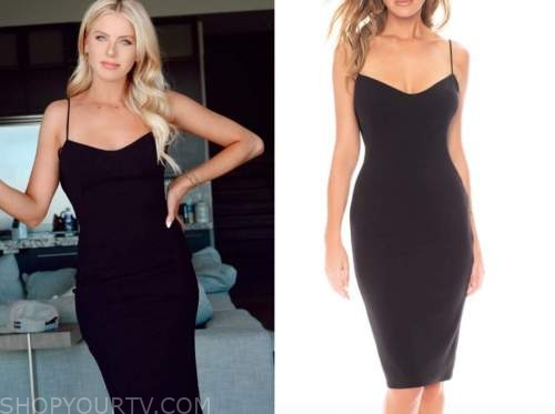 emily ferguson, the bachelor, black dress