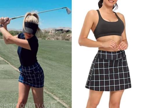 emily ferguson, the bachelor, check skirt