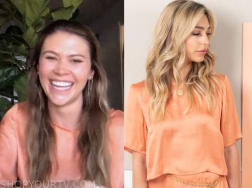 caelynn miller-keyes, the bachelor, orange top