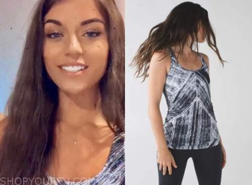 madison prewett, the bachelor, black and white tank top
