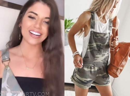 madison prewett, the bachelor, camo overalls