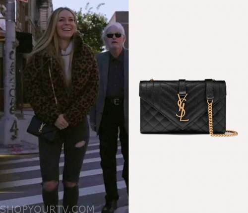 RHONYC: Season 12 Episode 10 Leah's Leather YSL Envelope Bag | Shop Your TV