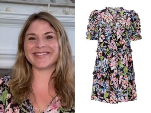 jenna bush hager, the today show, floral dress