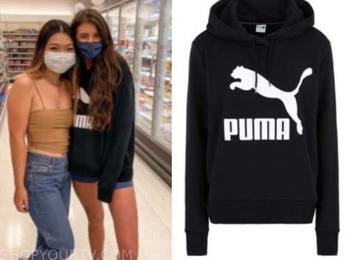 madison prewett, the bachelor, black logo hoodie