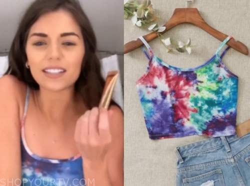 madison prewett, the bachelor, tie dye camisole