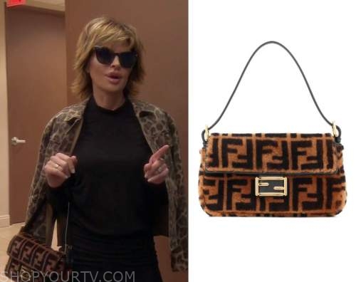 Lisa Rinna's Fendi Logo Bag