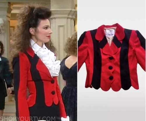 The Nanny: Season 3 Episode 3 Fran's red leather heart purse