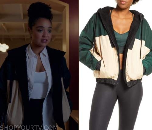 The Bold Type: Season 4 Episode 14 Kat's Green Sherpa Track Jacket ...