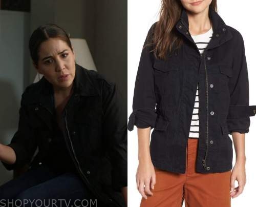 Blindspot: Season 5 Episode 8 Tasha's Black Jacket | Shop Your TV