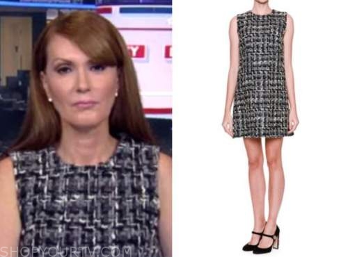 outnumbered, dagen mcdowell, tweed shift dress
