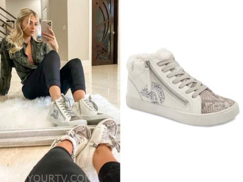 haley ferguson, snakeskin embellished sneakers, the bachelor