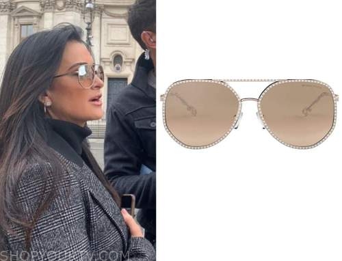 Get the Look: Kyle Richards Wearing Porsche Design P8478 Sunglasses –  Designer Eyes