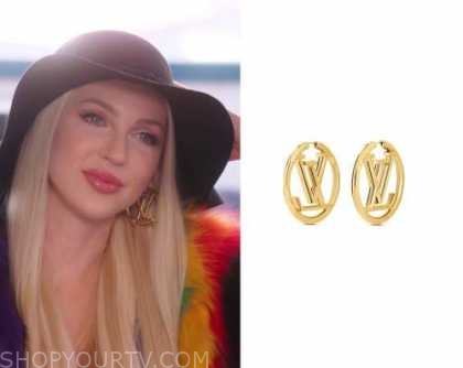 Extra AF Louis Vuitton Louise Hoop Earrings 