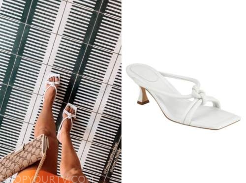 The Bachelor: Instagram Madison Prewett's White Sandal Heels | Shop Your TV