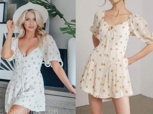 emily ferguson, the bachelor, floral romper