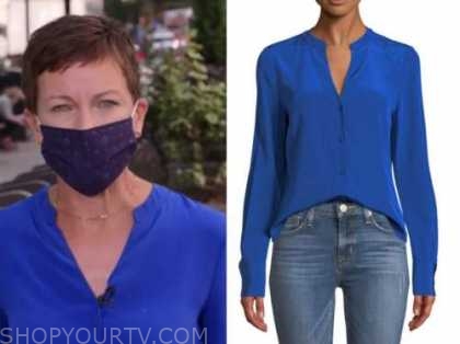 The Today Show: September 2020 Stephanie Gosk's Blue Blouse | Shop Your TV