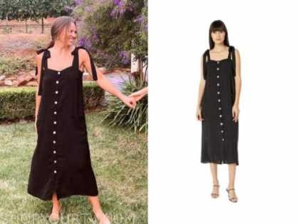 hannah brown, the bachelor, black button down dress