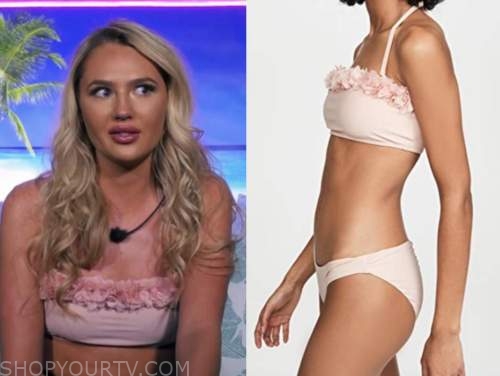 Love Island USA Season 2 Episode 27 Laurel s Blush Pink Petal Bikini Shop Your TV